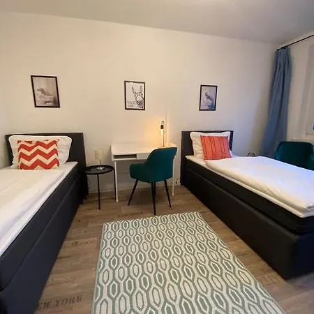 Blue Chili 17 Schoene 3 Zi Toplage Boxspringbett Balkon Wifi Daire *