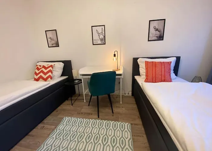 Appartamento Blue Chili 17 Schoene 3 Zi Toplage Boxspringbett Balkon Wifi